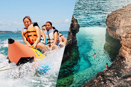トキメキバリ島観光 厳選レンボンガン島 アイランドツアー＋バナナボート 画像