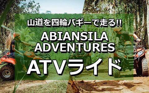 バリ島 わくわくのバリ島観光 ABIANSILA ADVENTURES ATVライド