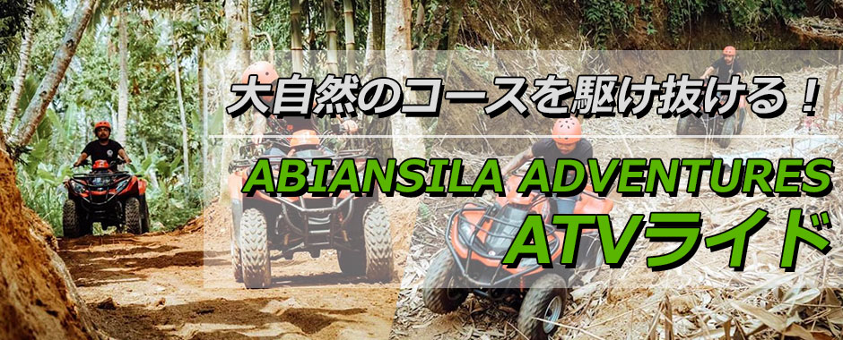 バリ島 ABIANSILA ADVENTURES ATVライド